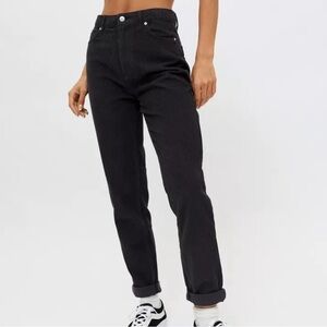 Urban Outfitters BDG Corduroy High Rise Mom Black